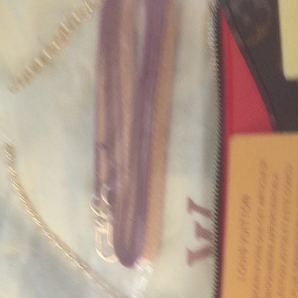 Louis Vuitton Brown and Red Monogram Clutch - Picture 2 of 7